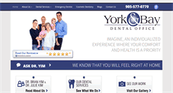 Desktop Screenshot of hamiltondentist.ca