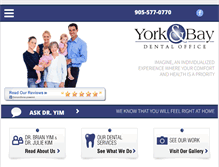 Tablet Screenshot of hamiltondentist.ca